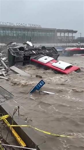 Massive Highway Overpass Collapses as Flood Rips Through City | Archeology & Ancient Mysteries