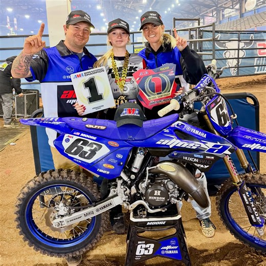 Zoë Moore | Back to Back 2X AMA AX National Champion Womens 12+ 🥇 Mini SR 5th @arenacrossusa @axamateurs @ama_racing Thank you to all my... | Instagram