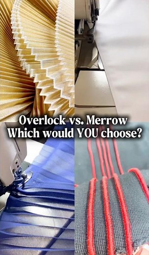 Overlock vs. Merrow: The Stitch That Changes Everything 👀