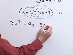 Finding the Quadritic Equation