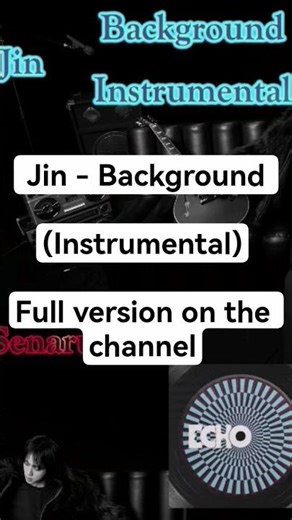 Jin (진) - Background (Clean Instrumental without Vocal) #bts #kpop #army #btsarmy