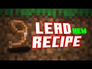 ❇️ NEW Updated LEAD CRAFTING RECIPE in MINECRAFT 1.21.6, 1.22 & UP🔥