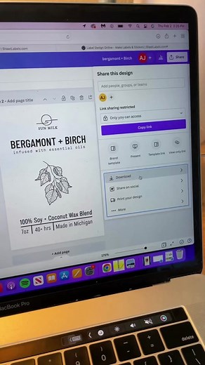 DIY Candle Label Making Tutorial