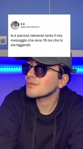 Intriguing Message Illuminated by Blue LED Lights