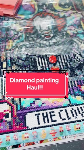 I love a good diamond painting haul! #diamondpainting #diycraft #pennywise #haul #crafts