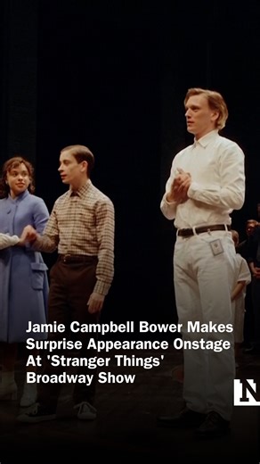 Jamie Campbell Bower performed a surprise cameo in "Stranger Things: The First Shadow" on Broadway. | Newsweek