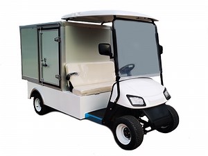 [Hot Item] Golf Cart Mounted Closed Box For Transport Food Electric cargo vehicle