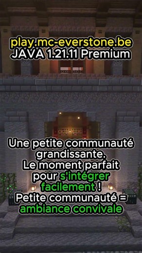 Le tout nouveau serveur survie Minecraft