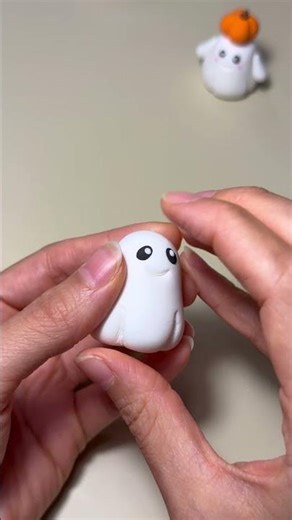 Spooky season starts! Let’s clay Cowboy GHOST for Halloween 👻 #clay #diy #hallloween