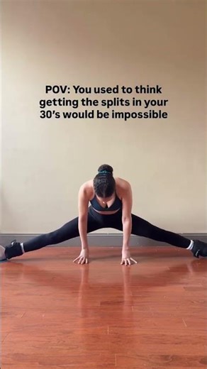HOW I ACTUALLY DID IT 😱👇🏽 I was NEVER flexible…but I always really wanted the splits