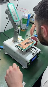 Screen Glass Refurbishment Training 🔧📱From cracked cover glass to like-new finish ✨Real skills.