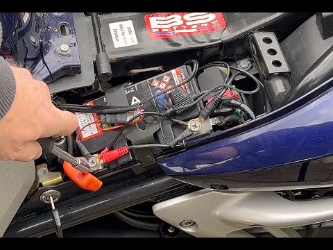 How to Remove the Battery from your Honda VFR800