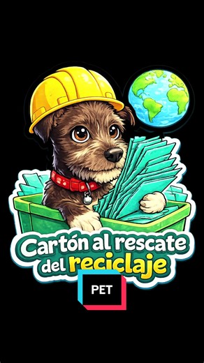 Cartón al rescate del reciclaje: PET ♻️ #reciclaje #viralvideo #parati #foryou #educacion