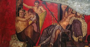 À Pompéi, une nouvelle fresque monumentale sortie des cendres
