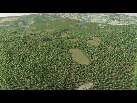 NEW MOD MAP - KUUSELA: FARMING SIMULATOR 22 *FLY OVER*
