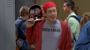 Steve Buscemi went as his "fellow kids" meme character for Halloween