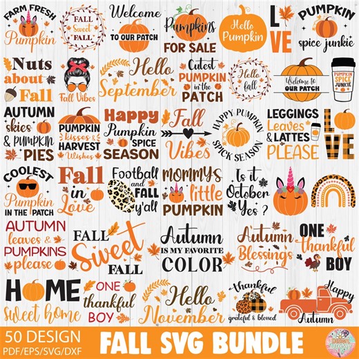 Fall Shirt SVG Bundle, Happy Fall T-shirt Design Svg Bundle, Trendy Fall Svg, Retro Fall Png Svg, Autumn Fall Digital Download - Etsy