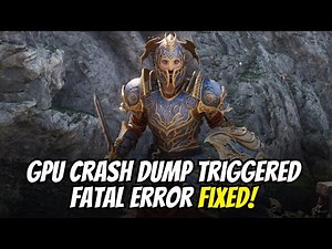 Fix Oblivion Remastered GPU Crash Dump Triggered Fatal Error