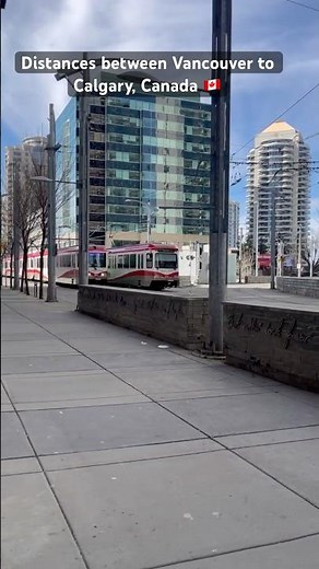How Far Is Vancouver to Calgary? 🏃‍♂️ Watch This Map Run!