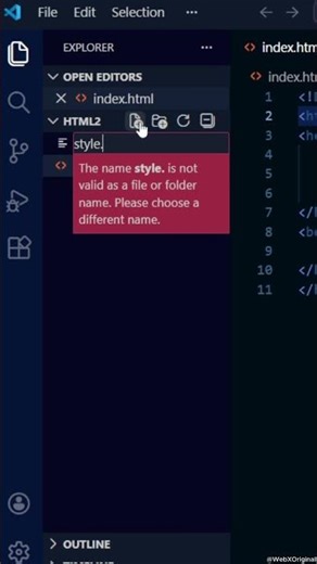 Learn how to link CSS to HTML in VS Code. #codingtips #shorts #webdeveloper #programming