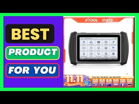 XTOOL Inplus IP819 V2.0 Diagnostic Tool ECU Coding VAG Guided Bi-