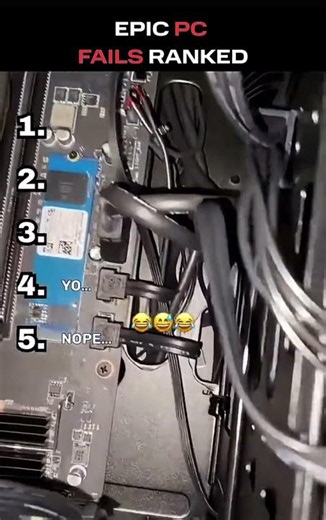This PC Literally Caught Fire #pcbuild #fail