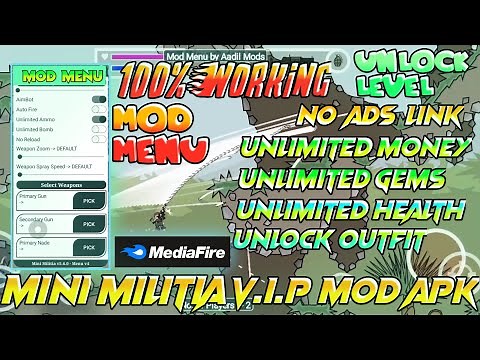 MINI MILITIA v5.6.0 MOD APK - *UNLIMITED MONEY HACK*! (999,999 GEMS 💰 & ALL WEAPONS UNLOCKED 🔫)