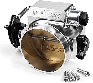 LS 102MM Throttle Body Assembly with Throttle Position Sensor and IAC for LS1 LS2 LS3 LS6 LS7 LSX Aluminum Silver