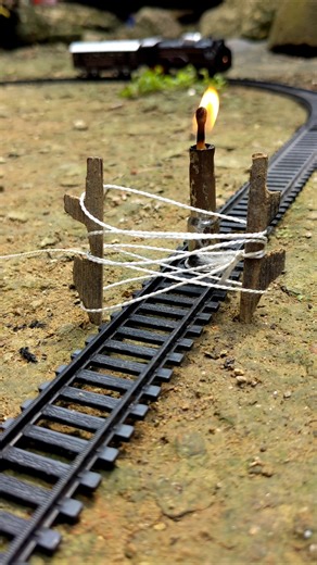 oh my god 😱 train vs steel mesh blockade... #train #locomotive #shorts