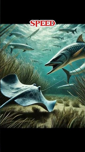 Stingray vs Barracuda! Who Will Win? #shorts #short