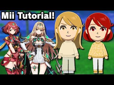 Pyra and Mythra Mii Tutorial! | Tomodachi Life: Living The Dream