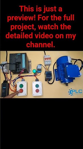 Master Motor Control with S7-300 PLC #PLC #education #electrical