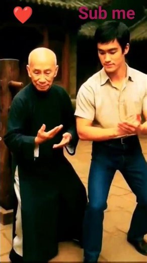 master bruce lee and his master practice lesson #brucelee #martialart #actor #motivation
