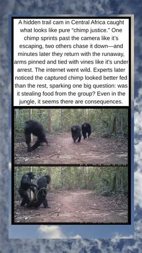 Chimp Justice? Hidden Camera Captures a Jungle “Arrest” That Shocked the Internet