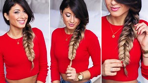 Looking for a new hairstyle? Try this Chunky Reverse Fishtail Braid! It creates a beautiful braid that is elegant and posh! Read the full blog post here: https://www.luxyhair.com/blogs/hair-blog/chunky-reverse-fishtail-braid | Luxy Hair