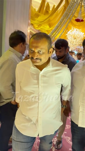 #bandlaganesh 🔥 At His Friend Son Wedding Reception in Hyd #nani