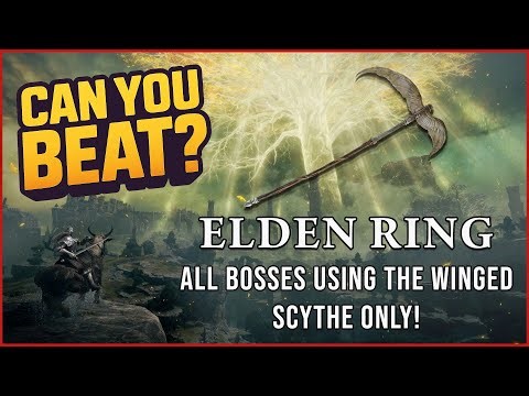 Can You Beat EVERY Boss with JUST the Winged Scythe? | Elden Ring LIVE #eldenring #challengerun