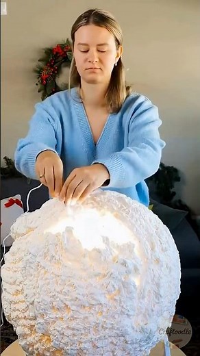 How to Make DIY Giant Snowman From the Most Random Stuff ⛄🔥 #diy #snowman #christmas
