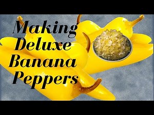 Deluxe Banana Peppers 🍌🌶 | Tangy hot sauce condiment