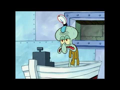 Squidward Sweating Hard for 10 Hours
