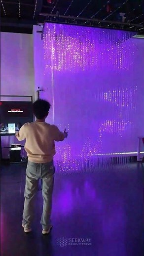 Immersive Kinetic Light Art Installation with Hand-Tracking Interaction