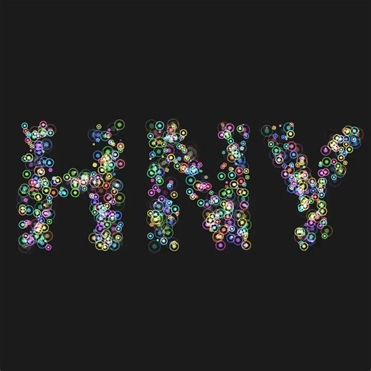 JunKiyoshi on Instagram: "HNY. Source code -> https://junkiyoshi.com/openframeworks20260102/ NFT -> https://teia.art/objkt/876173 #openframeworks #programming #creativecoding #プログラミング"