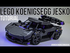 LEGO Koenigsegg Jesko Hydra Speed Champions MOC Tutorial