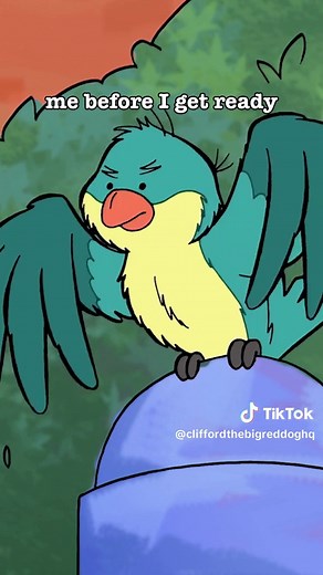 When you accidentally open the front camera 🪞 Watch Clifford's Puppy Days on PBS KIDS, the Scholastic App, and YouTube! 📺