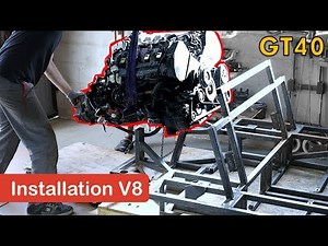 Fabrication of a GT40 - V8 installation - GT40 project #18