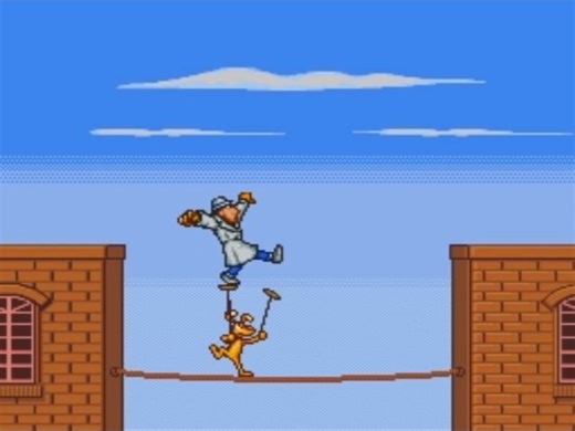 Retro 80s & 90s on Instagram: "Inspector Gadget for the Super Nintendo (SNES), released in 1993, is a side-scrolling platformer based on the classic animated series. Players control Gadget as he travels around the world to rescue Penny and Brain from the evil Dr. Claw and his MAD agents. Armed with his trademark gadgets — like the helicopter hat, spring arms, and extendable legs — players must navigate through traps, defeat enemies, and uncover hidden items. The game features colorful graphics, 