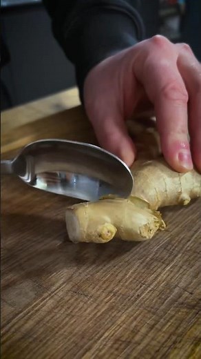 How to cut ginger properly!