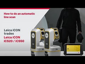 How to do an automatic line scan - Leica iCON trades