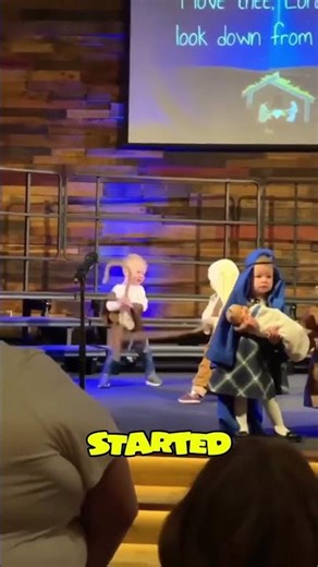 This nativity play took a wild turn #family #funny #shorts