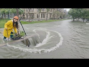 Unreal Scenes The Essential Task of Draining a Massive City Flood
